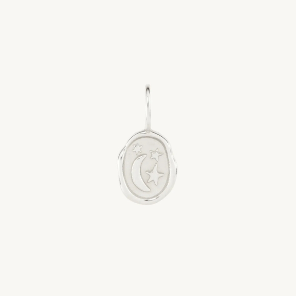 Catbird Jewelry - Moon & Stars Wax Seal Charm
